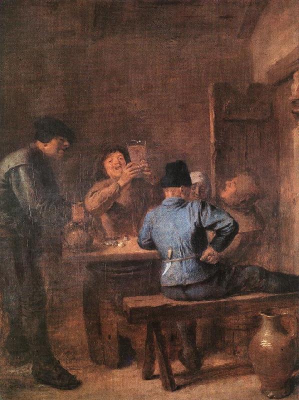 BROUWER, Adriaen In the Tavern fd Norge oil painting art